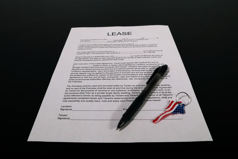 Signing a real estate contract and property documents