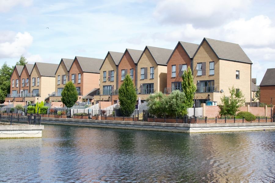 A row of residential properties representing a growing portfolio