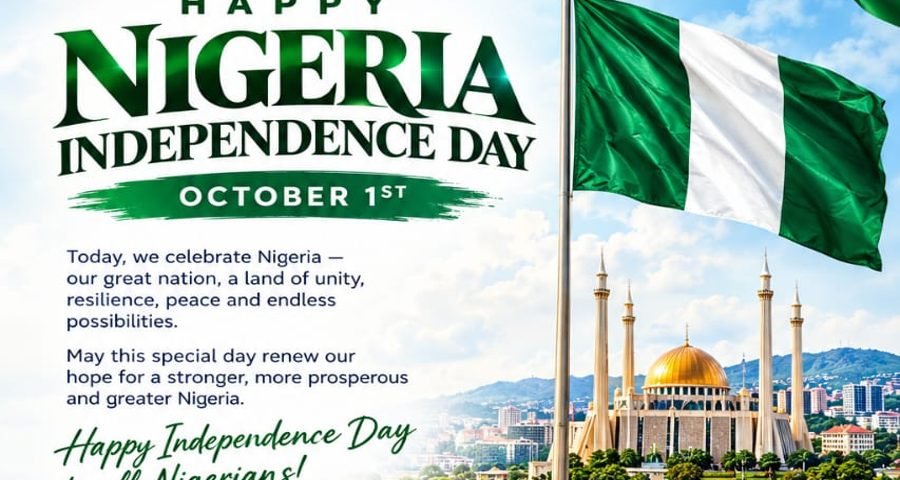 Pentagon Homes Happy Nigeria Independence Day October 1st flyer