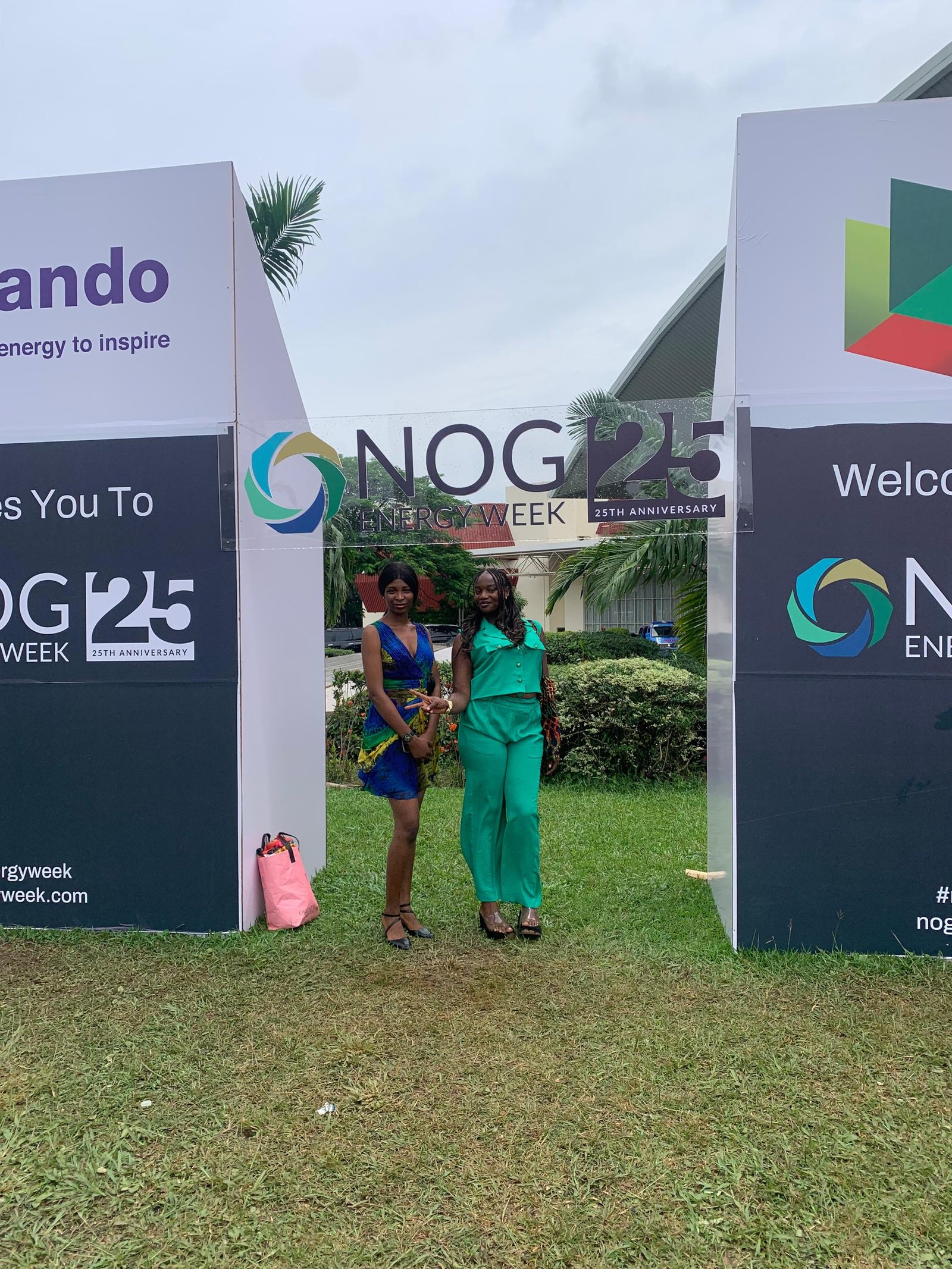 NOG Energy Week 25th anniversary entrance archway in Abuja