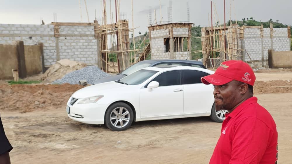 Homes under construction at Solar City, Apo Abuja