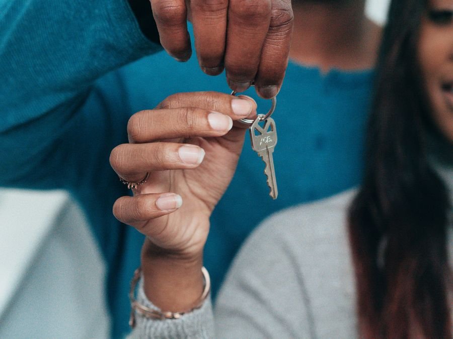 Family moving into a new home in Abuja on a rent to own plan